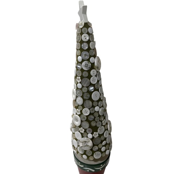 Vintage Holiday Tree Figurine 19 inches Tall - Picture 5 of 6